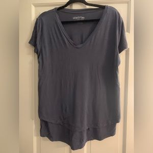 Latched mama charcoal gray short sleeve shirt